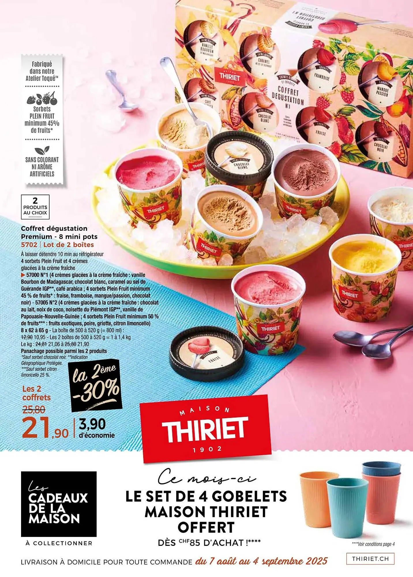 Catalogue Thiriet du 7 août au 4 septembre 2025 - Catalogue page 1