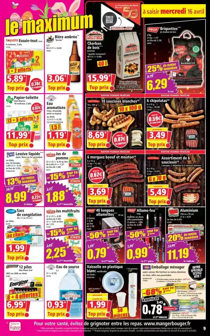 Catalogue Norma du 16 avril au 22 avril 2025 - Catalogue page 9