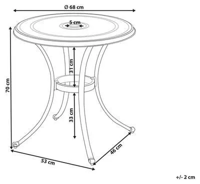 Table de jardin ANDALO