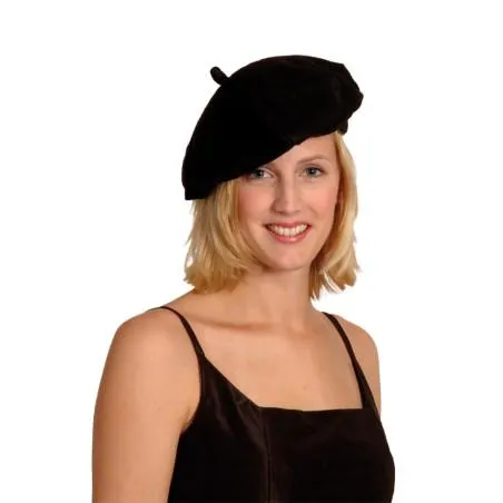 Béret traditionnel noir