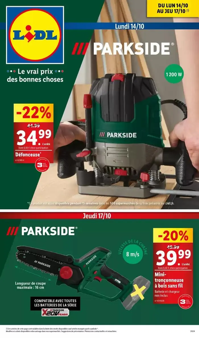 Bénéficiez de réductions sur nos articles mode, bricolage ou loisir cette semaine chez Lidl - 1