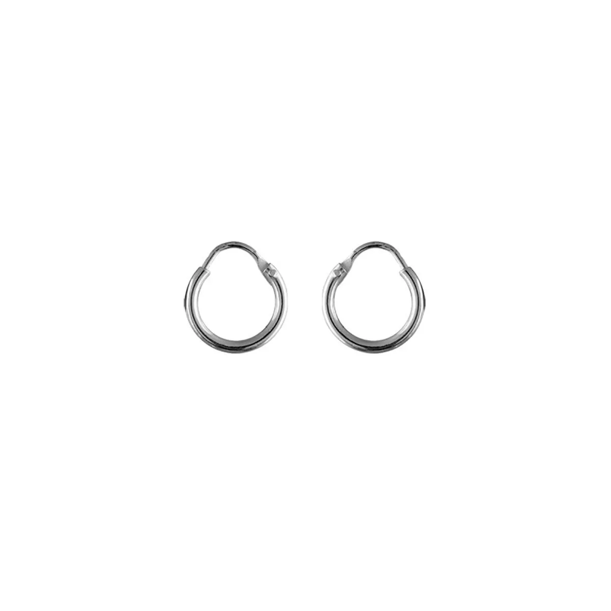 Boucles d'oreilles - Créoles lisses - 13mm