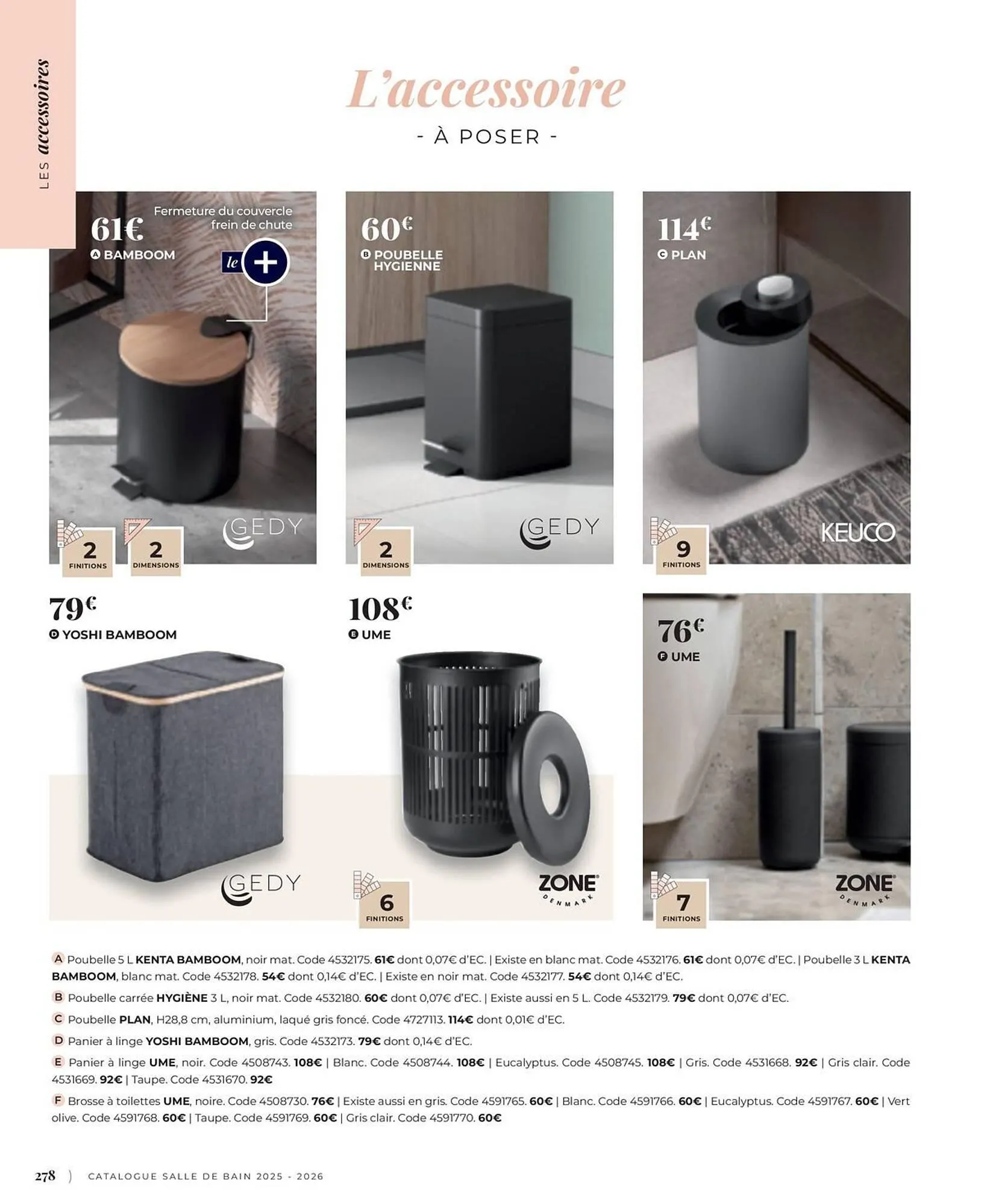 Catalogue Cedeo du 3 juin au 31 décembre 2025 - Catalogue page 278