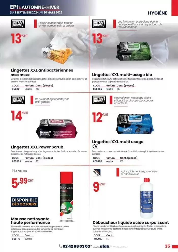 Automne - Hiver 2024 du 1 novembre au 30 mars 2025 - Catalogue page 35