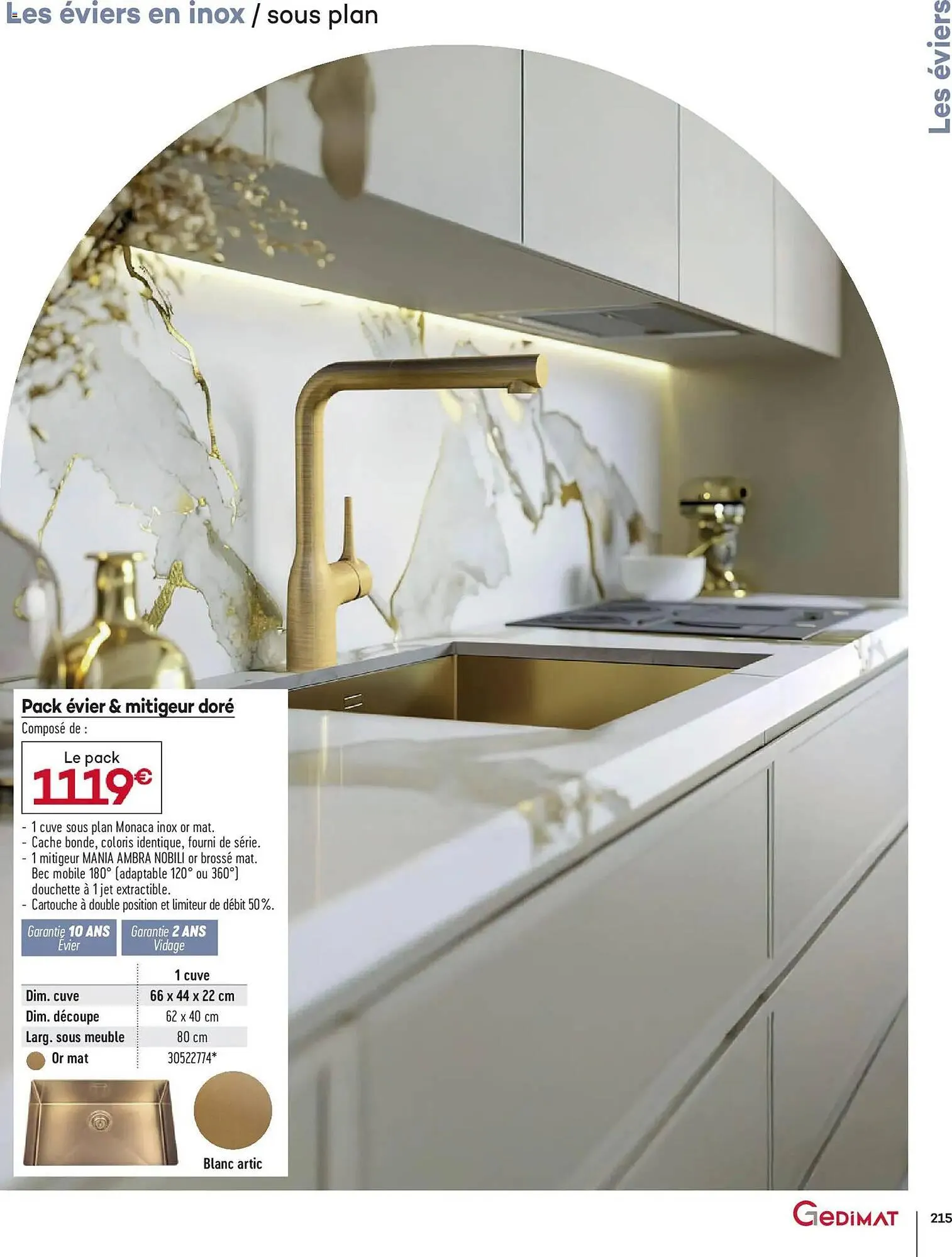 Catalogue Gedimat du 1 avril au 30 avril 2026 - Catalogue page 215