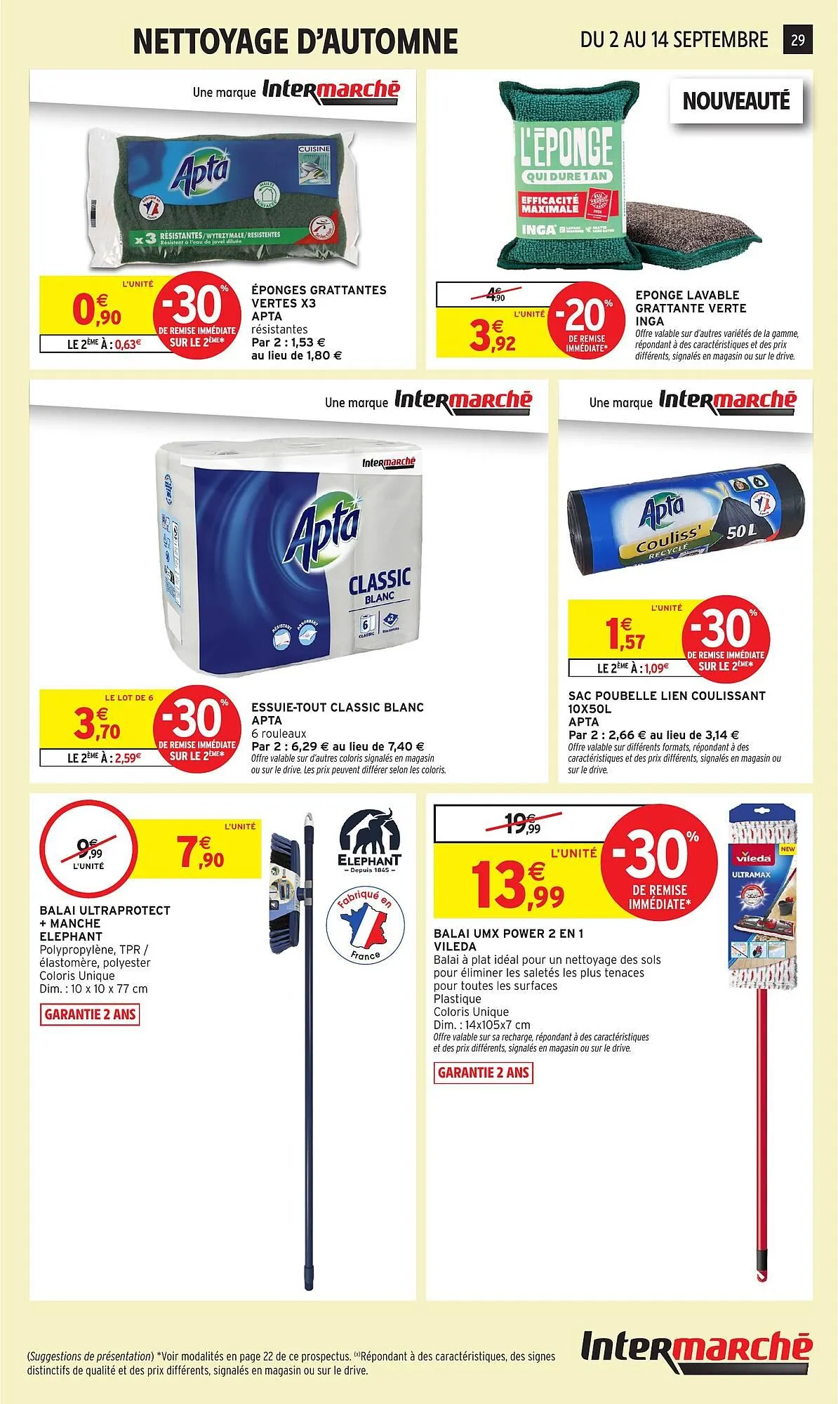 Catalogue Intermarché du 2 septembre au 14 septembre 2025 - Catalogue page 29