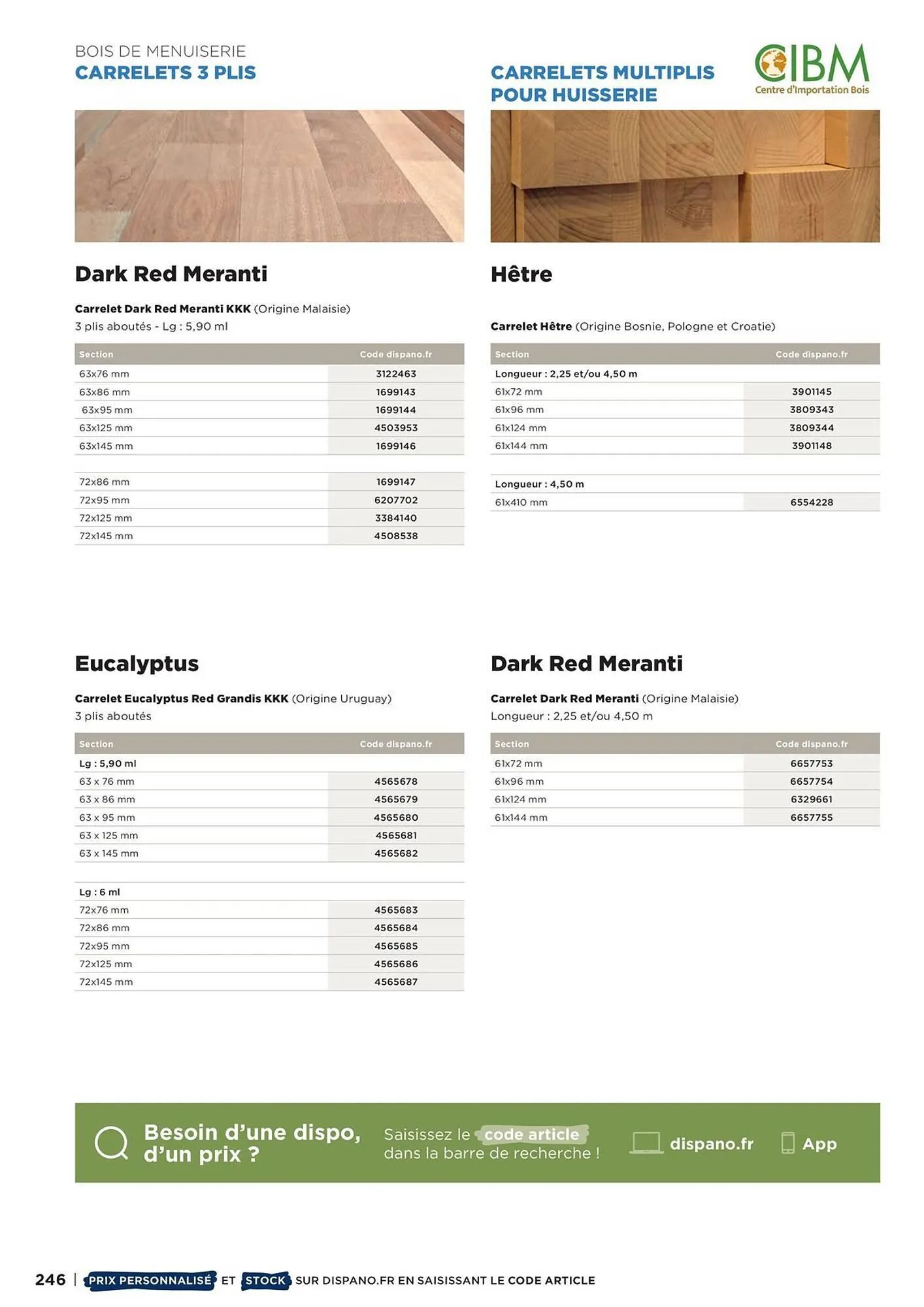 Catalogue Dispano du 8 avril au 31 décembre 2026 - Catalogue page 246