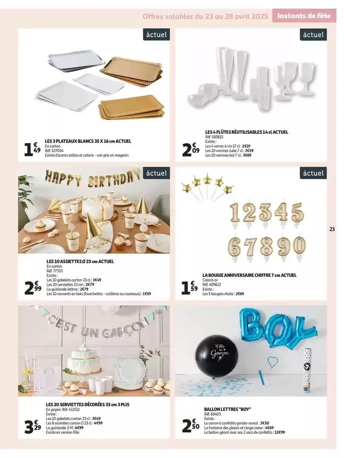 Tout pour la déco du 18 mars au 28 avril 2025 - Catalogue page 23