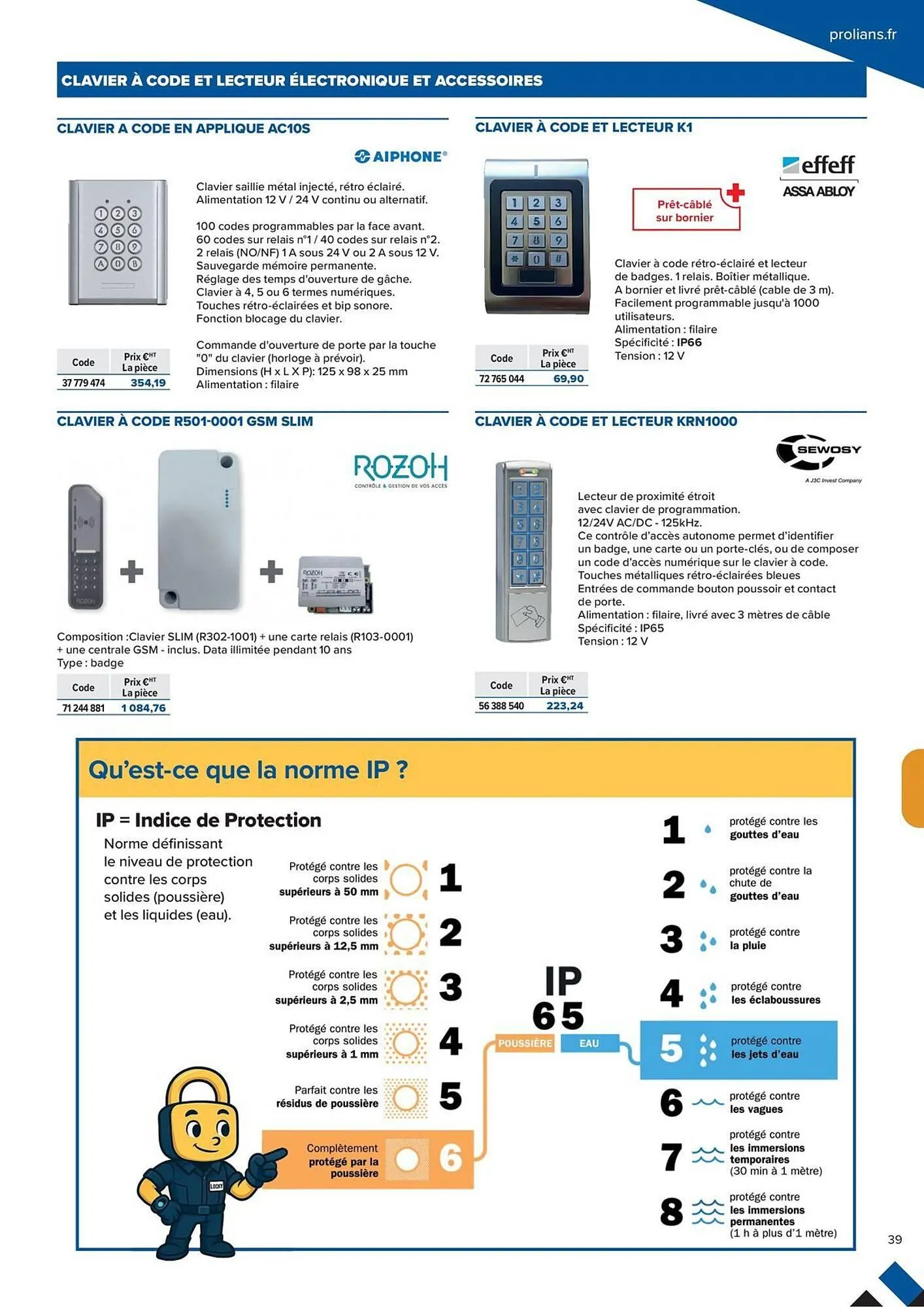 Catalogue Prolians du 2 octobre au 31 décembre 2025 - Catalogue page 39