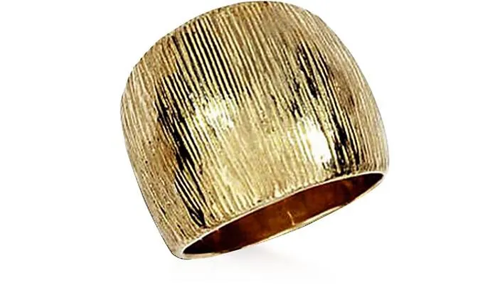 Satin Nativo Yellow Claudine Ring