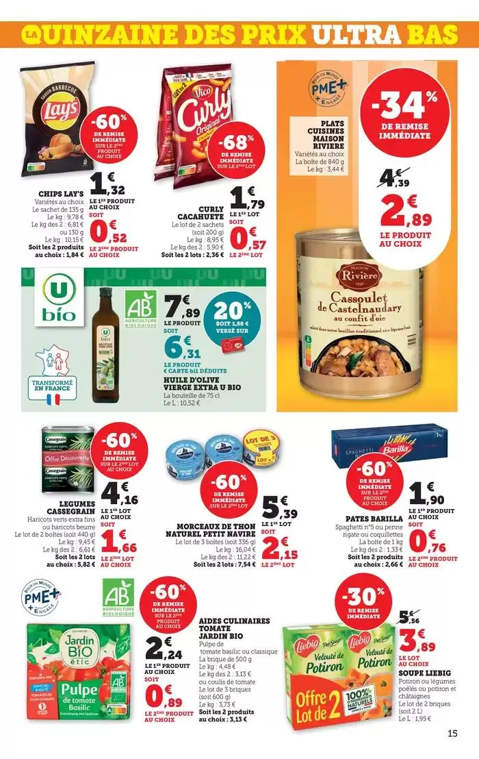 La Quinzaine Des Prix Ultra Bas du 12 mars au 23 mars 2025 - Catalogue page 15