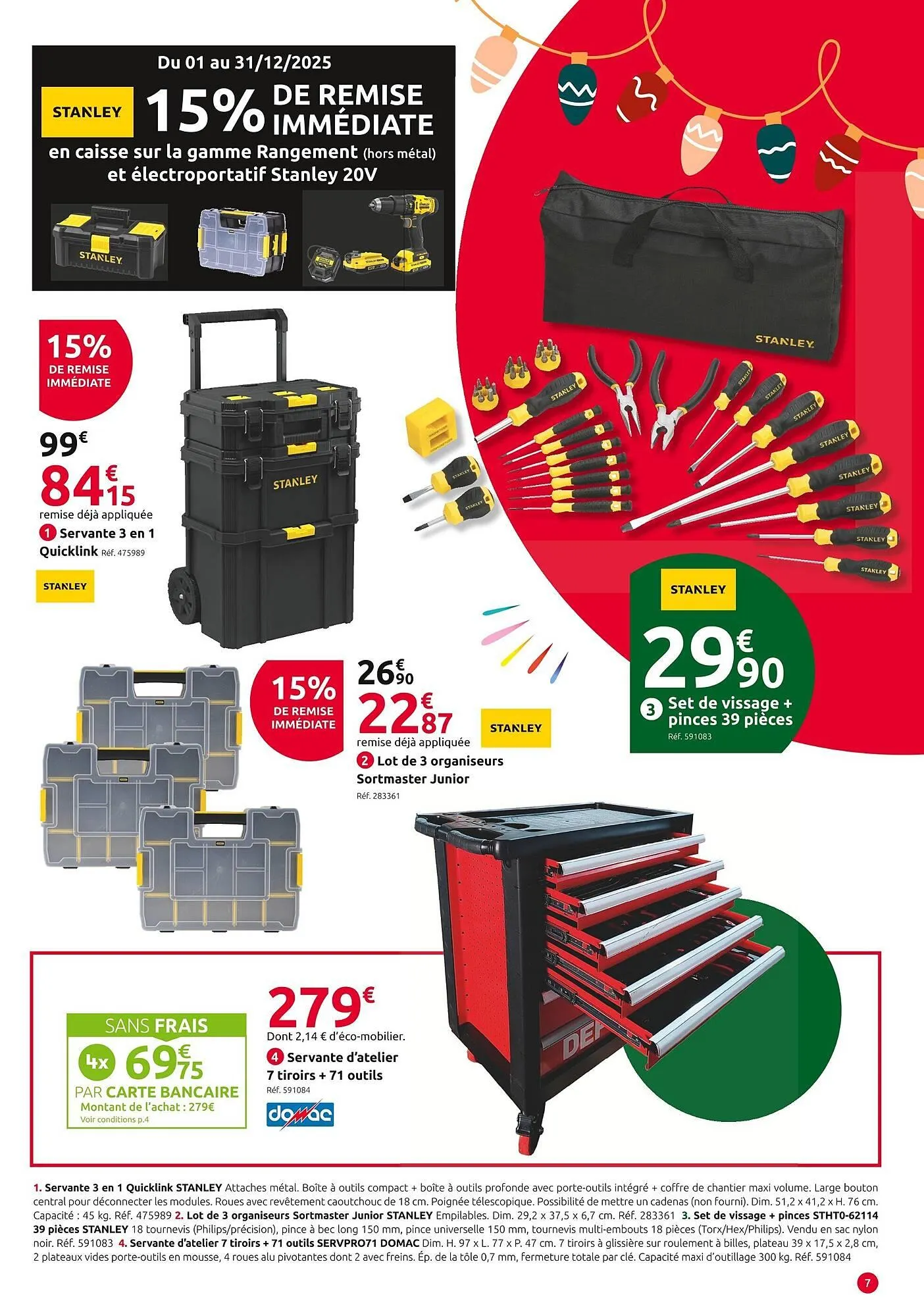 Catalogue Mr Bricolage du 3 décembre au 24 décembre 2025 - Catalogue page 7