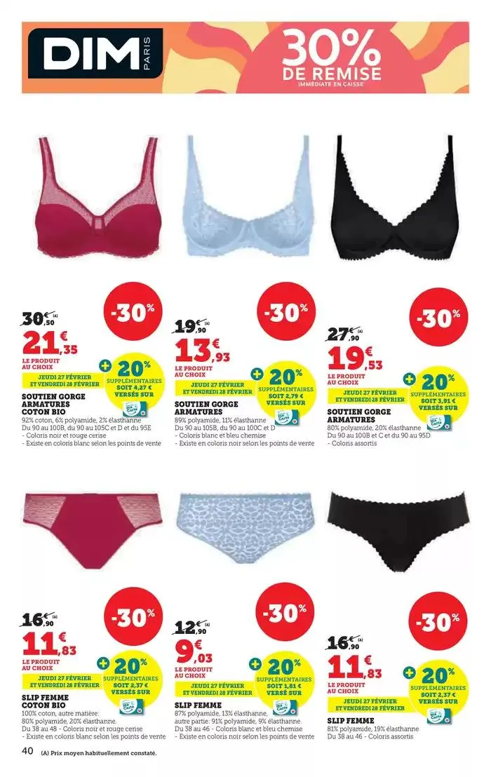 Spécial Hiver du 25 février au 9 mars 2025 - Catalogue page 40