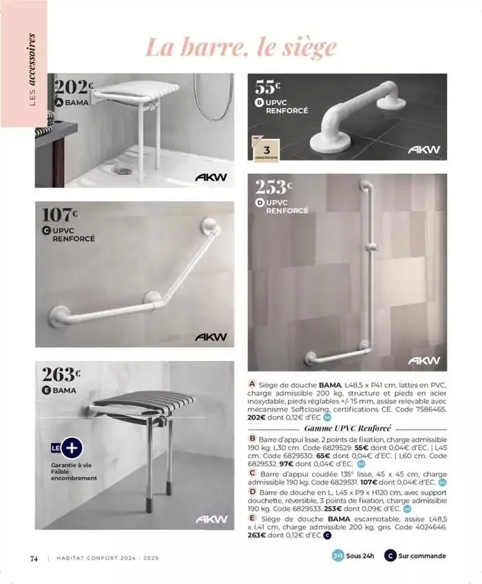 Cedeo Habitat confort du 1 octobre au 31 mai 2025 - Catalogue page 79