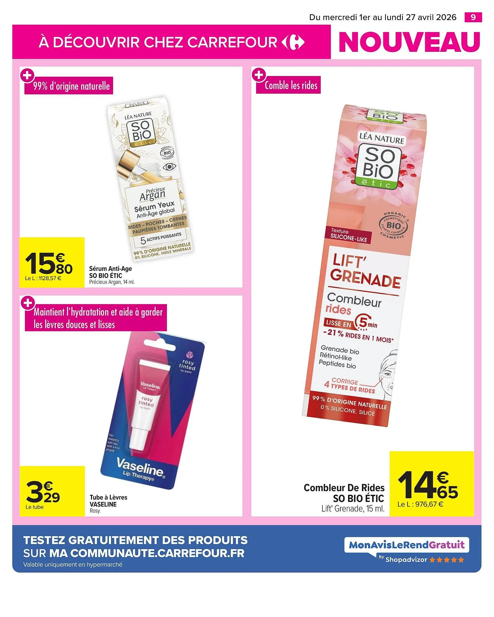 Catalogue Carrefour du 1 avril au 27 avril 2026 - Catalogue page 9
