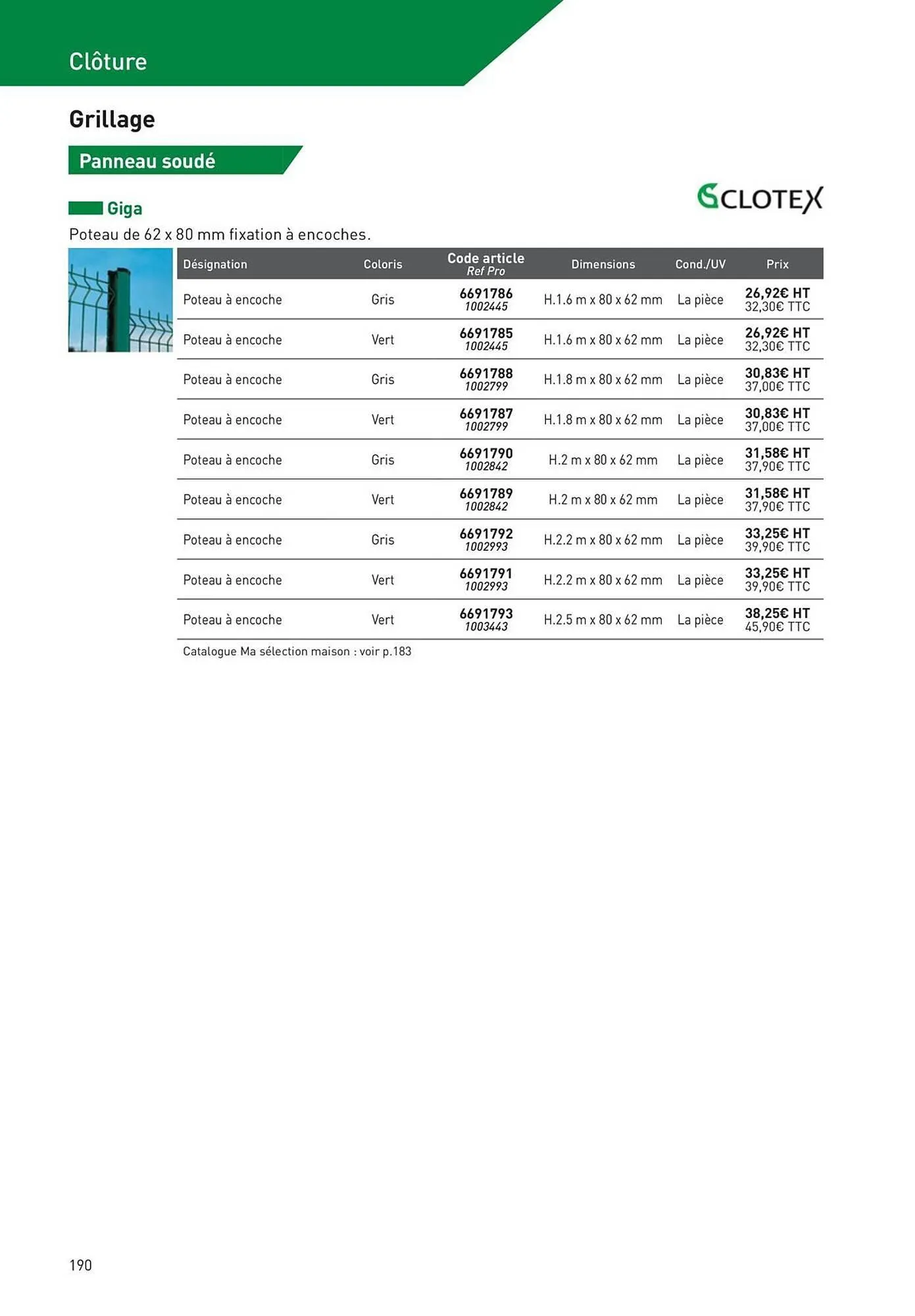 Catalogue Point P du 19 août au 1 janvier 2026 - Catalogue page 190