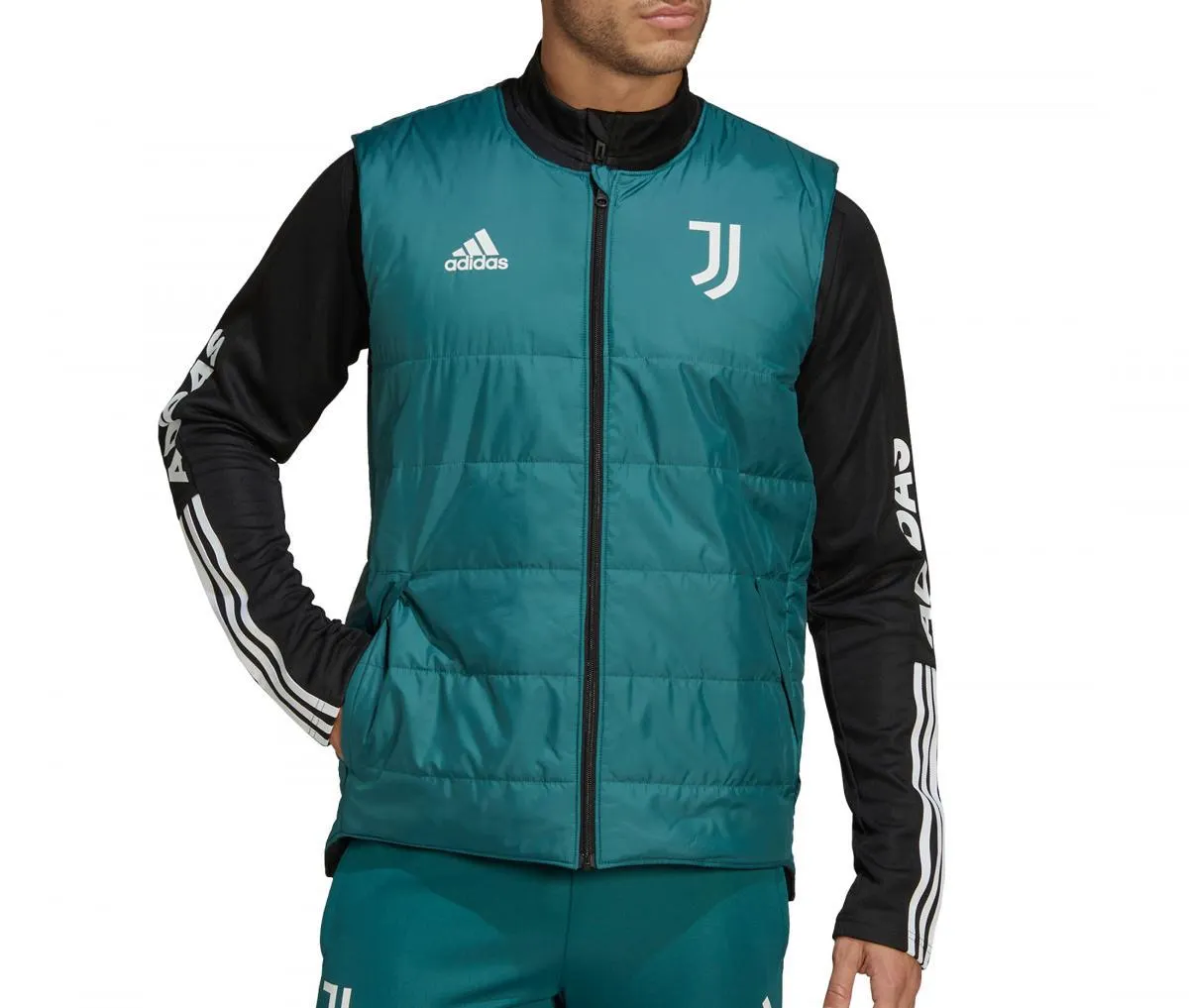 Juventus Reversible Gilet 2022 - Green