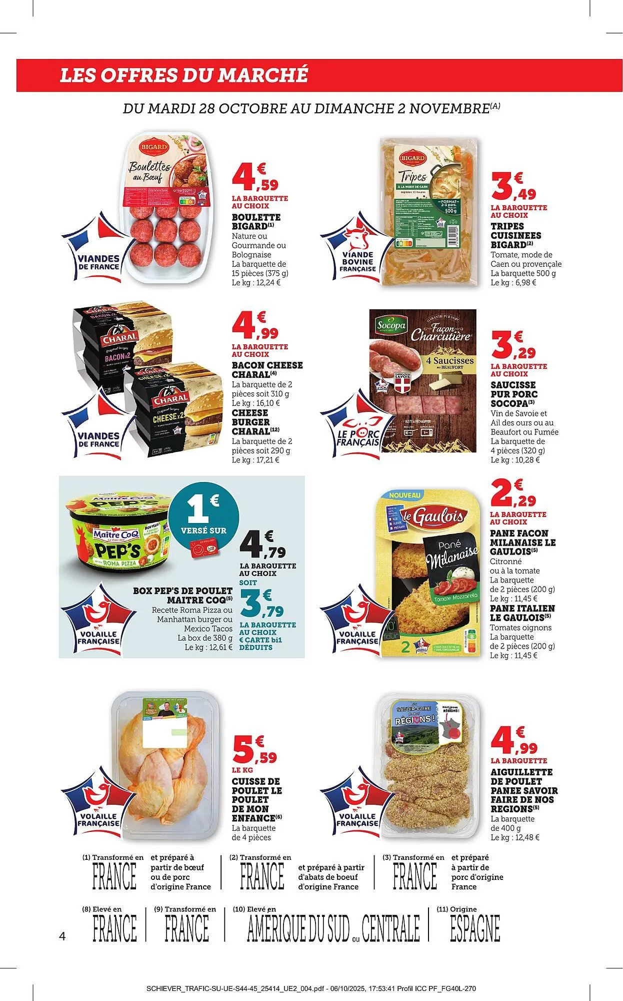 Catalogue Maximarché du 28 octobre au 9 novembre 2025 - Catalogue page 4