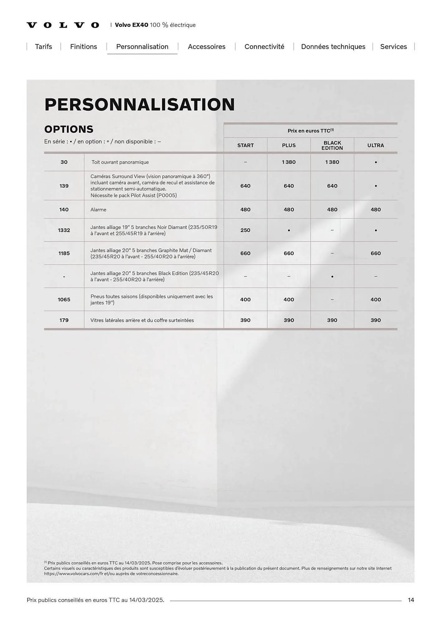 Catalogue VOLVO du 7 janvier au 31 janvier 2027 - Catalogue page 14