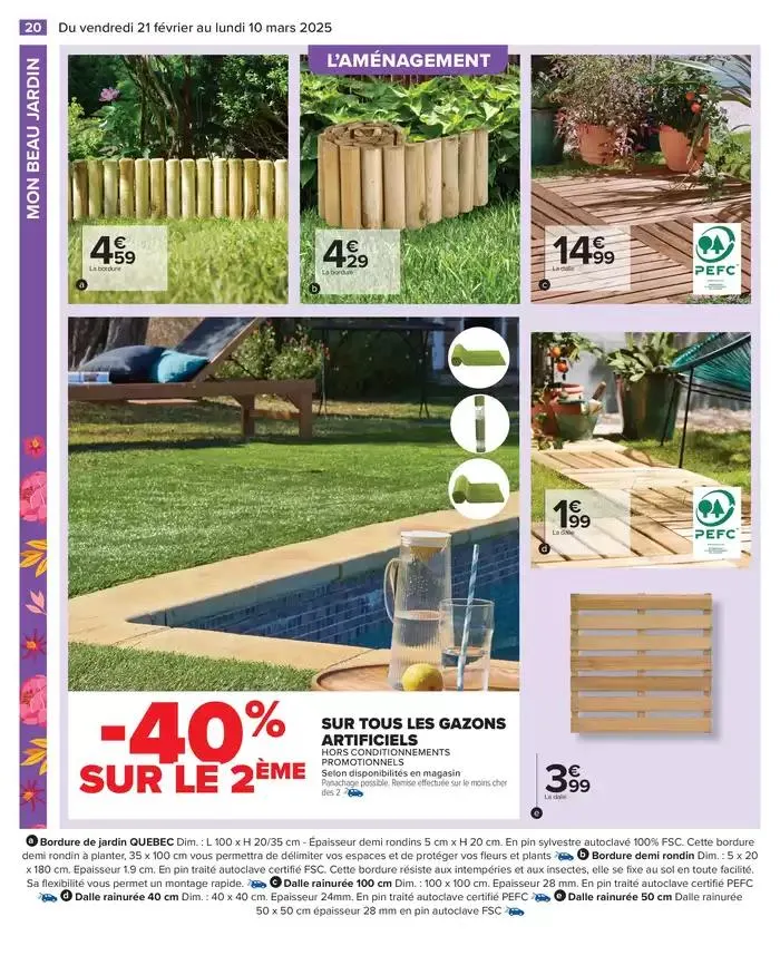 PROFITER ENFIN DE SON JARDIN du 21 février au 10 mars 2025 - Catalogue page 22