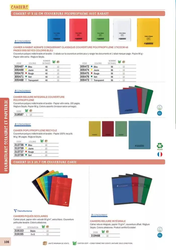 Nos Catalogues Thématiques du 1 janvier au 31 décembre 2025 - Catalogue page 108
