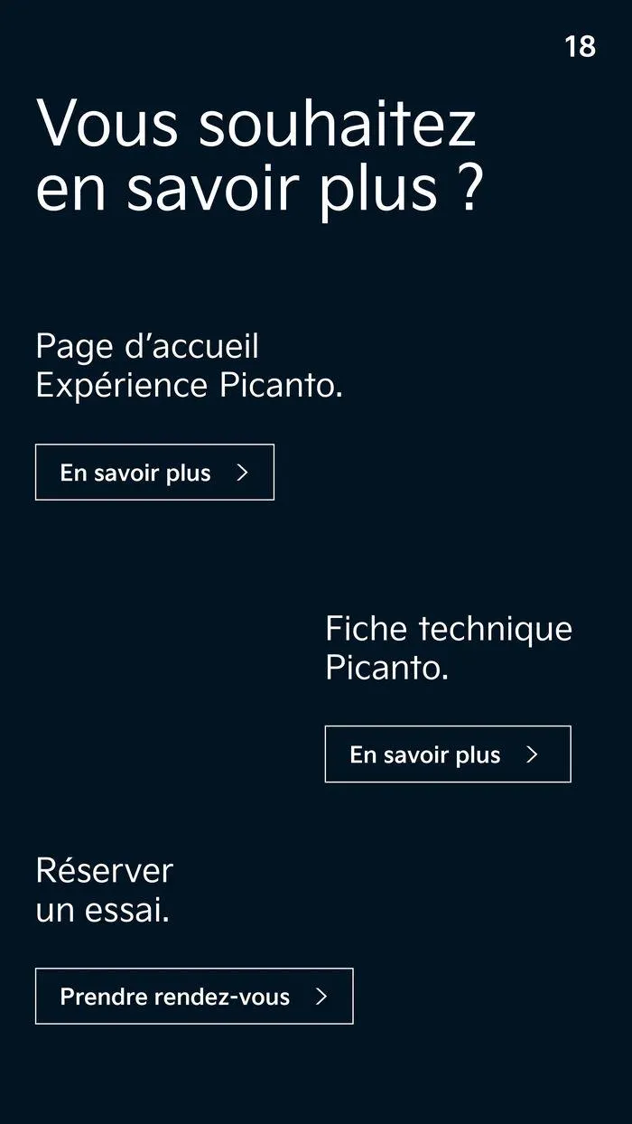 KIA Nouvelle Picanto  du 17 juillet au 8 juillet 2025 - Catalogue page 18