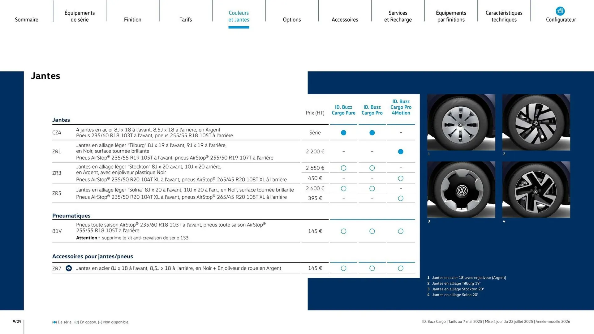 Catalogue Volkswagen du 7 août au 31 mars 2026 - Catalogue page 9