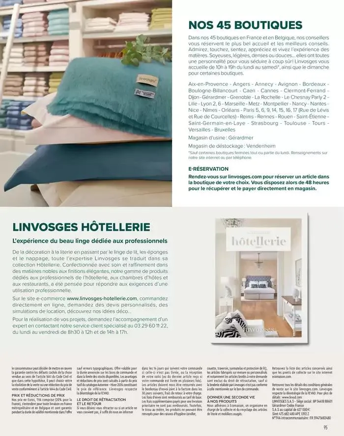 PRINTEMPS - ÉTÉ 2025 du 5 février au 31 août 2025 - Catalogue page 97