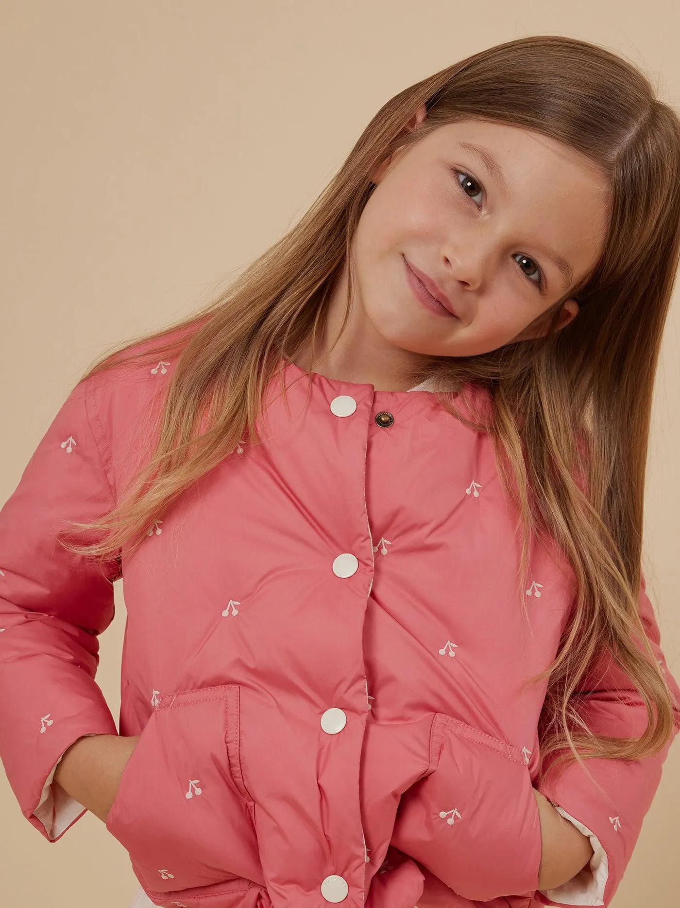 Veste Baila rose camélia