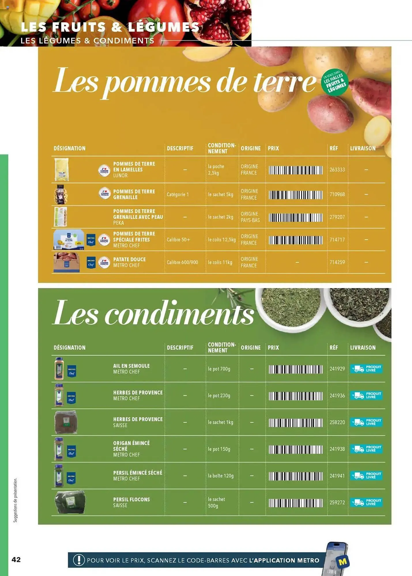 Catalogue METRO du 24 avril au 31 décembre 2025 - Catalogue page 42