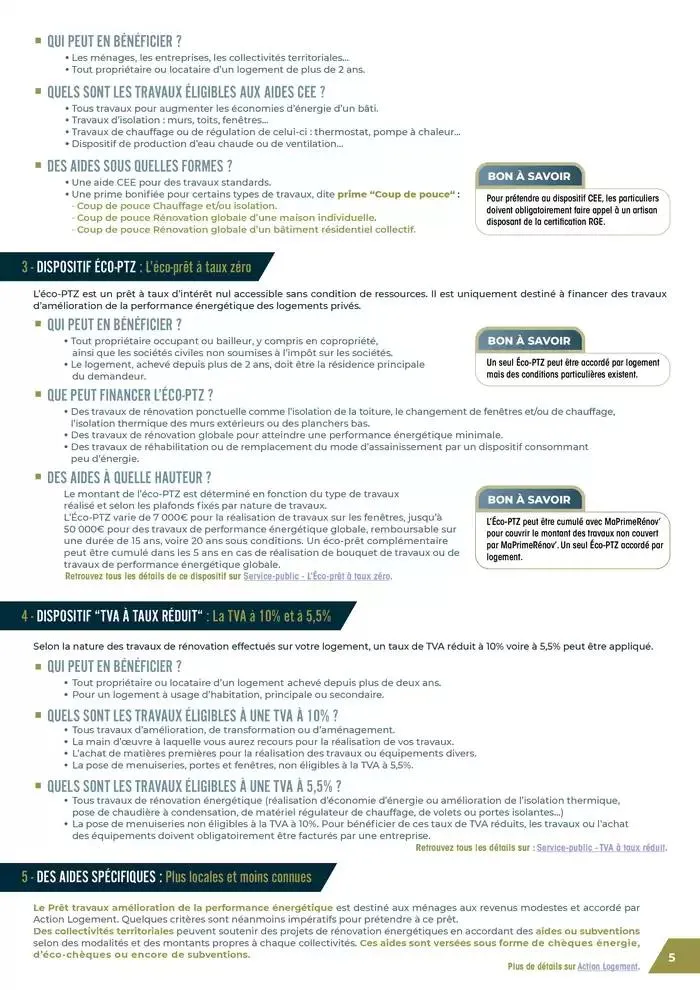 Guide Isolation Thermique par l'Extérieur du 18 février au 31 décembre 2025 - Catalogue page 5