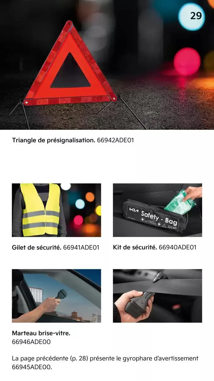 KIA Nouveau EV3 100% électrique - Accessoires du 15 mai au 6 mai 2026 - Catalogue page 19