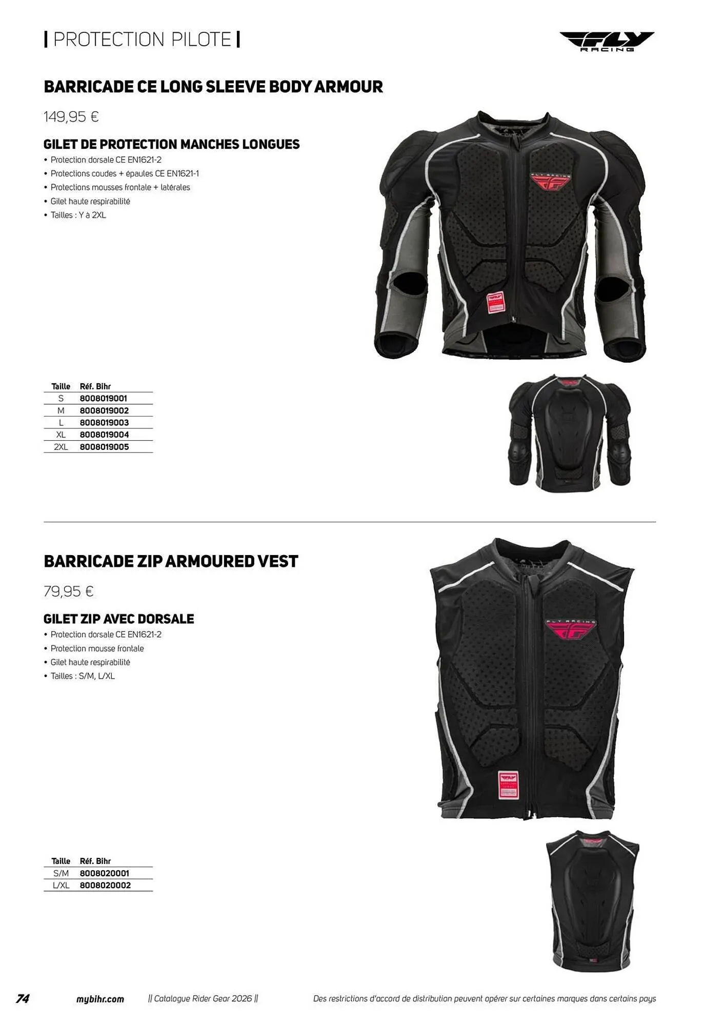 Catalogue Bihr du 1 janvier au 31 janvier 2026 - Catalogue page 74