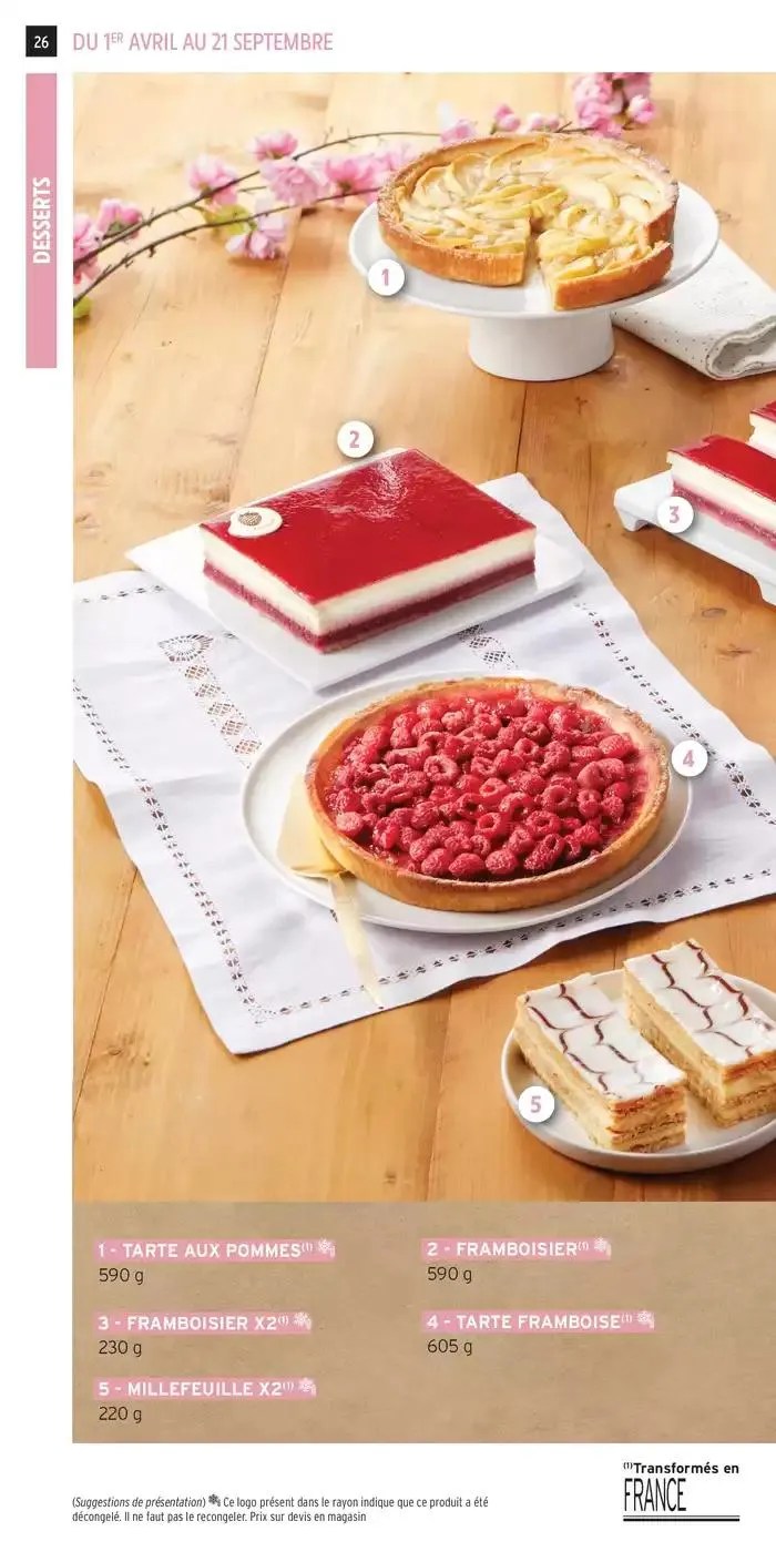 CATALOGUE TRAITEUR PRINTEMPS ETE du 1 avril au 21 septembre 2025 - Catalogue page 26