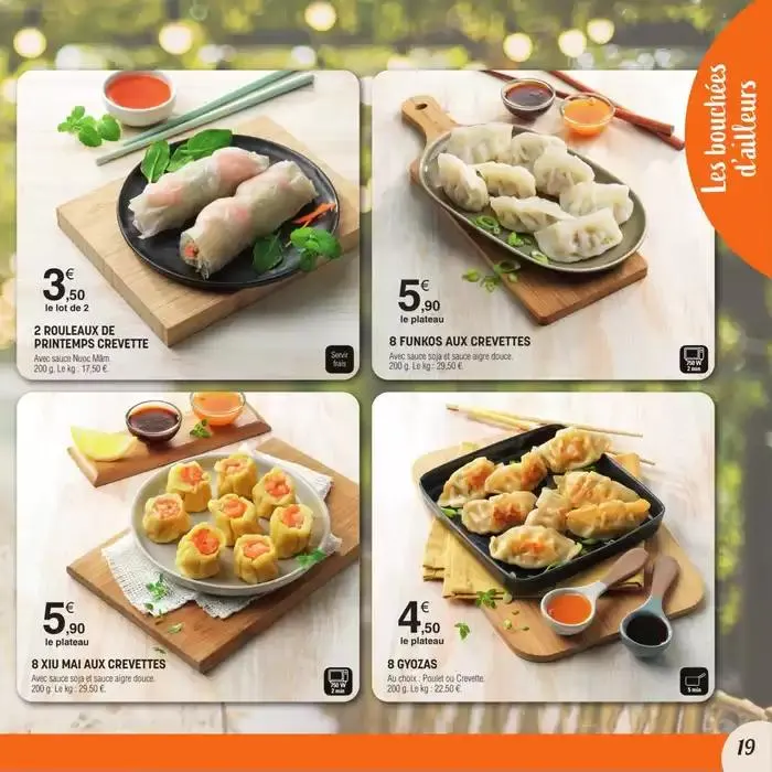 CARTE TRAITEUR PERMANENTE du 31 mars au 30 mars 2026 - Catalogue page 19