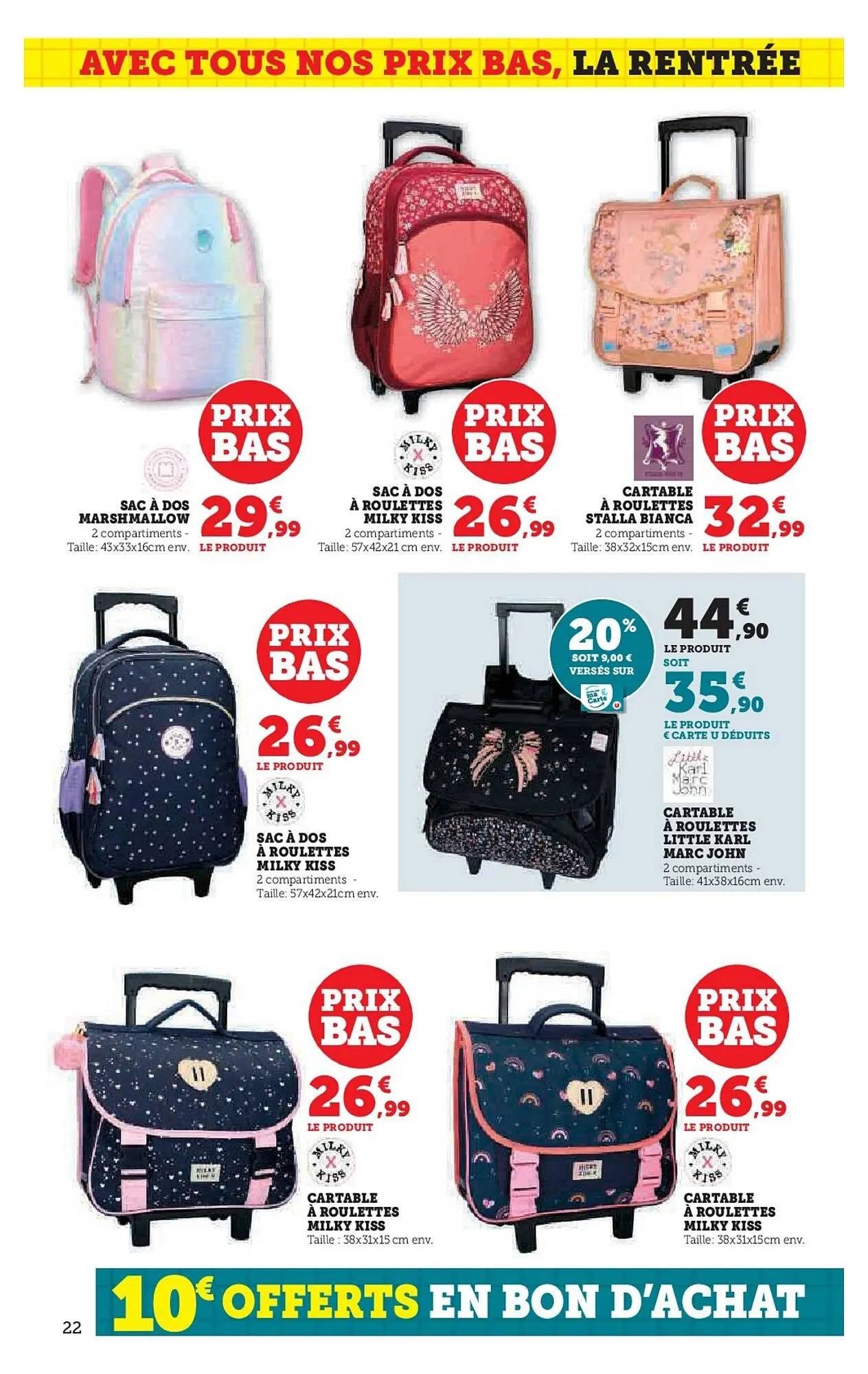 Catalogue Hyper U du 16 juillet au 10 août 2025 - Catalogue page 22