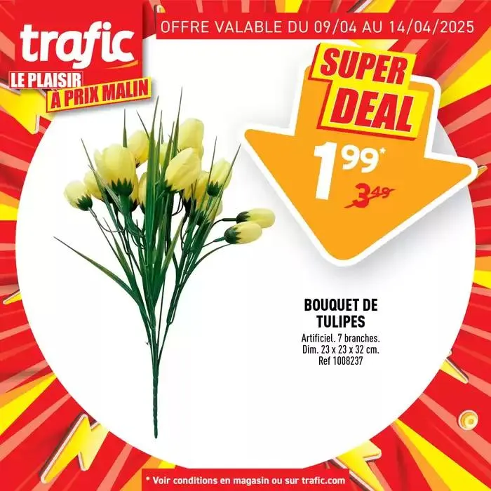 C’EST LA SEMAINE SUPER DEAL CHEZ TRAFIC ! du 10 avril au 14 avril 2025 - Catalogue page 6