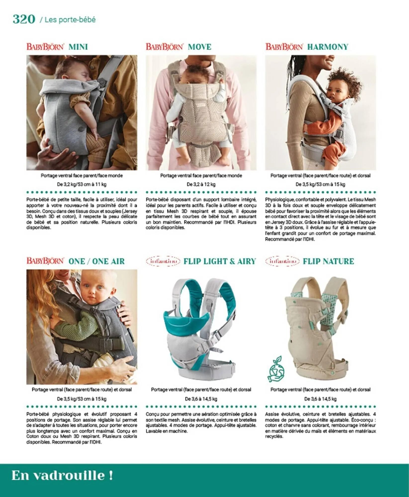Catalogue autour de bébé du 31 mars au 31 janvier 2024 - Catalogue page 322