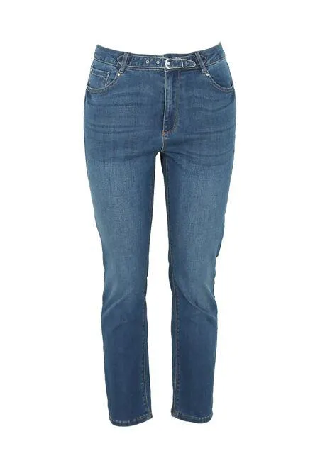 Jean slim Louise 7/8 en coton bio