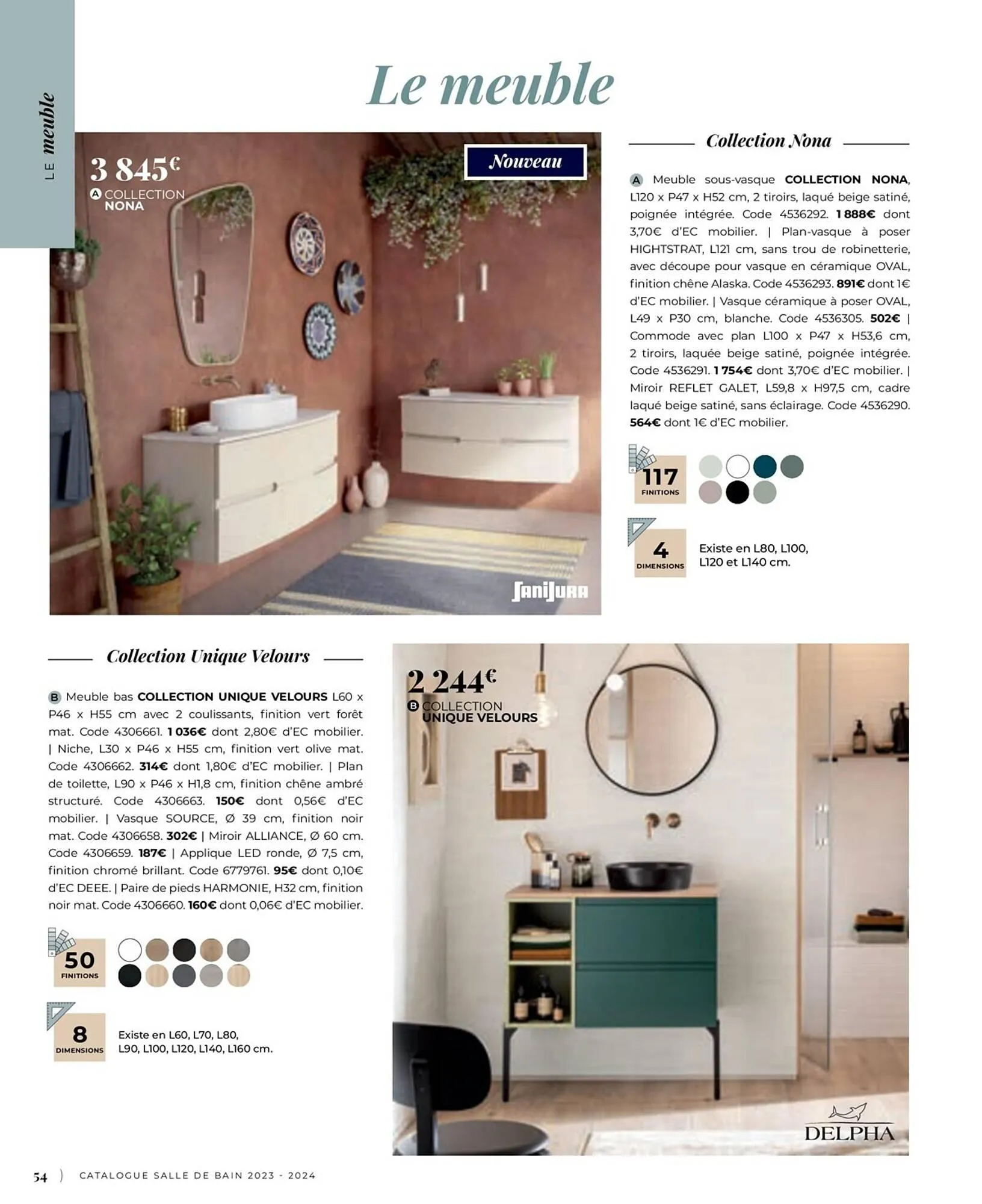 Catalogue Cedeo du 6 juillet au 31 décembre 2023 - Catalogue page 54