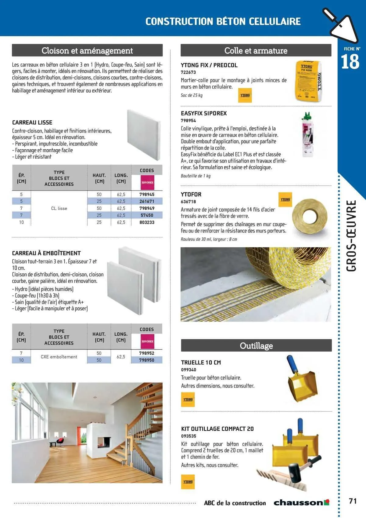 Catalogue Chausson Matériaux du 2 mai au 31 décembre 2025 - Catalogue page 61