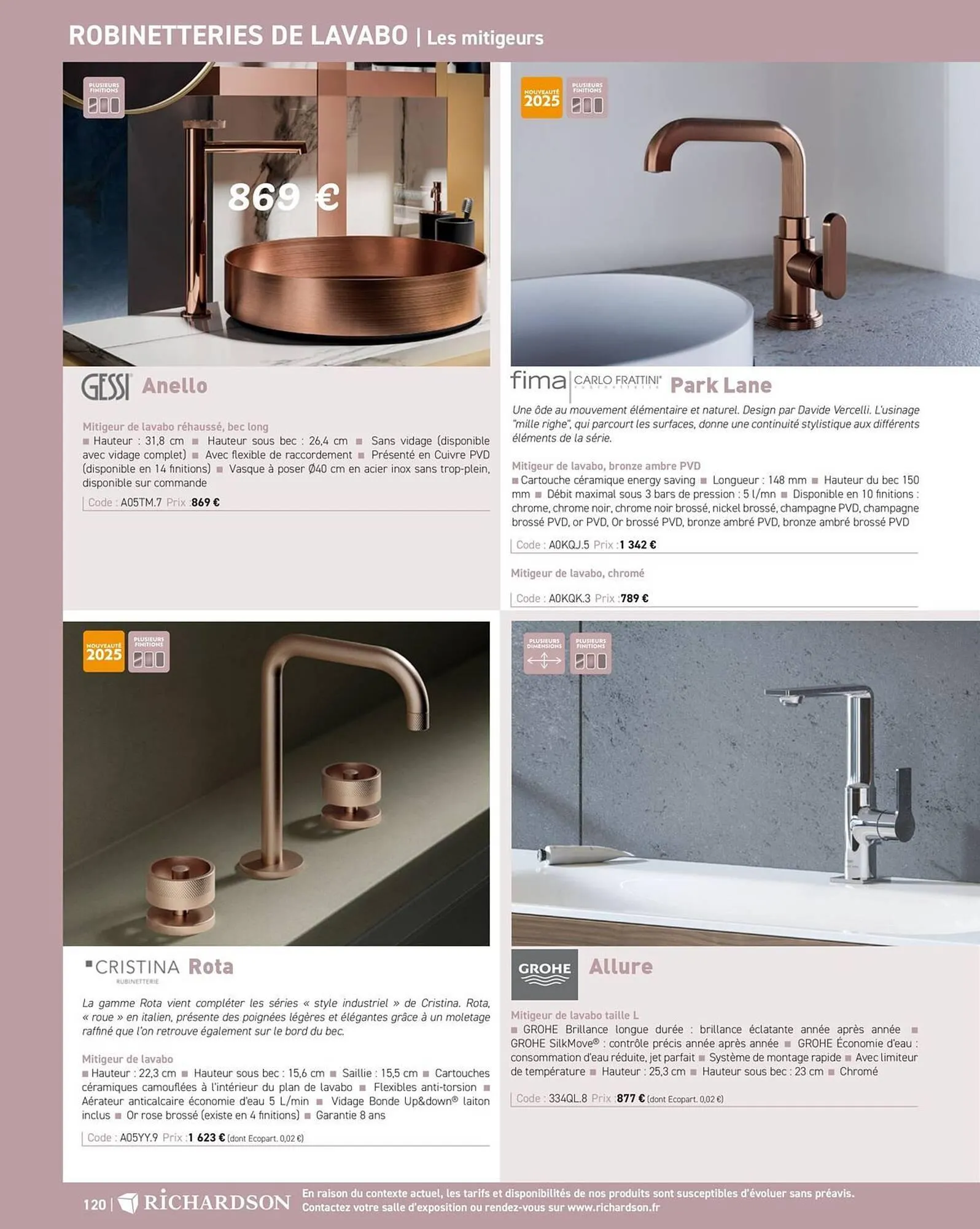 Catalogue Richardson du 11 avril au 31 décembre 2025 - Catalogue page 122