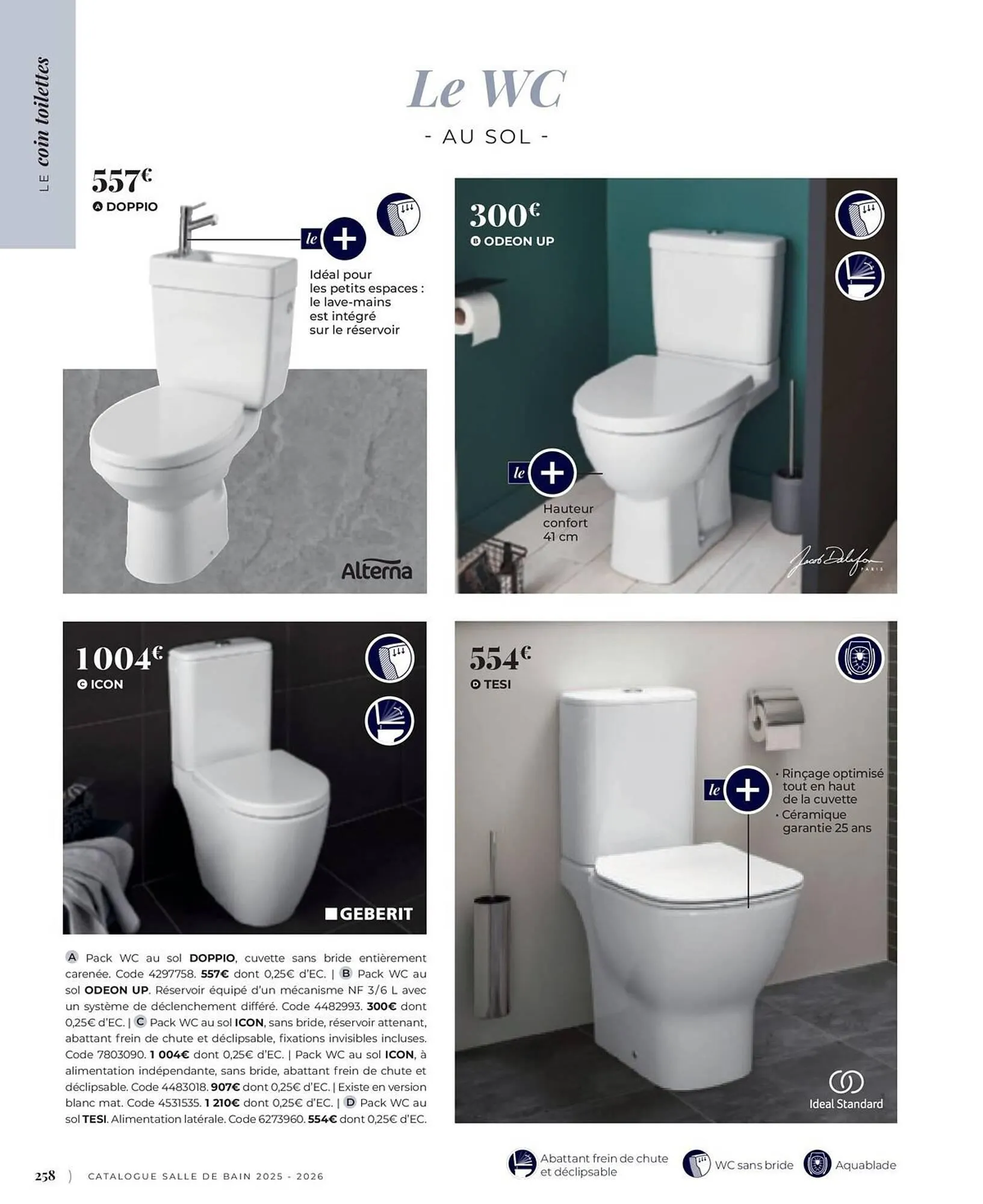 Catalogue Cedeo du 3 juin au 31 décembre 2025 - Catalogue page 258