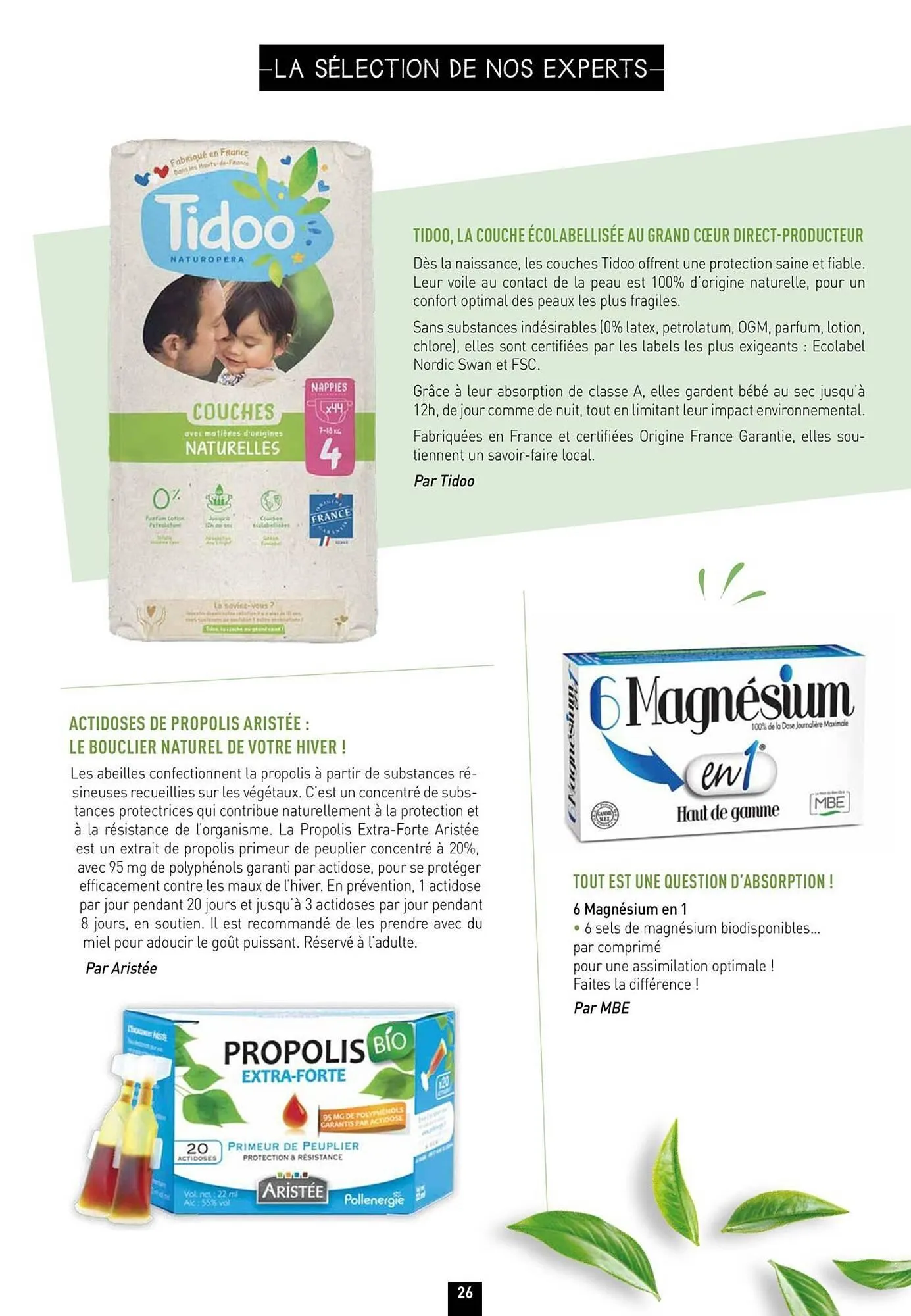 Catalogue naturéO du 22 décembre au 30 avril 2026 - Catalogue page 26