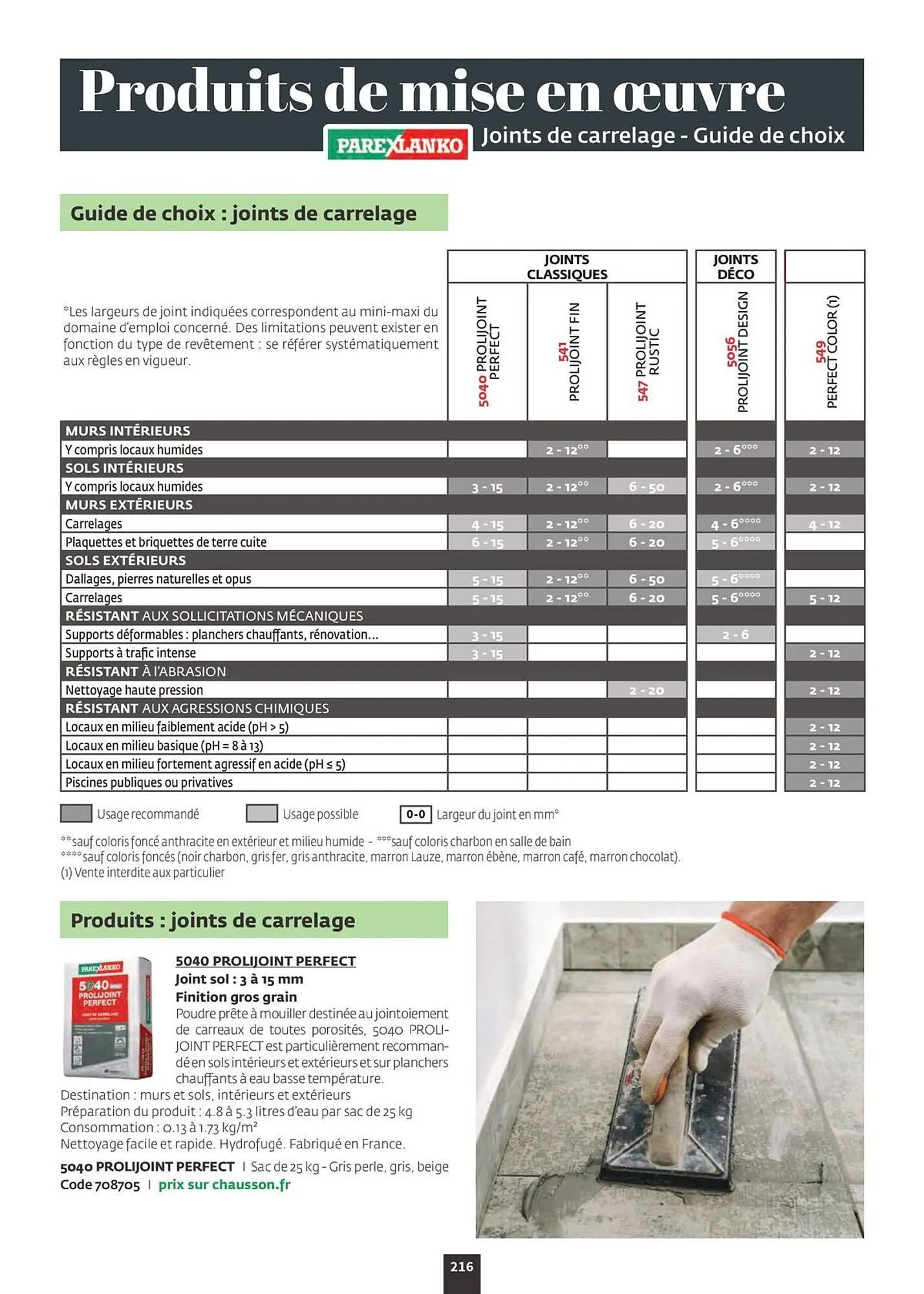 Catalogue Chausson Matériaux du 12 septembre au 31 décembre 2026 - Catalogue page 218