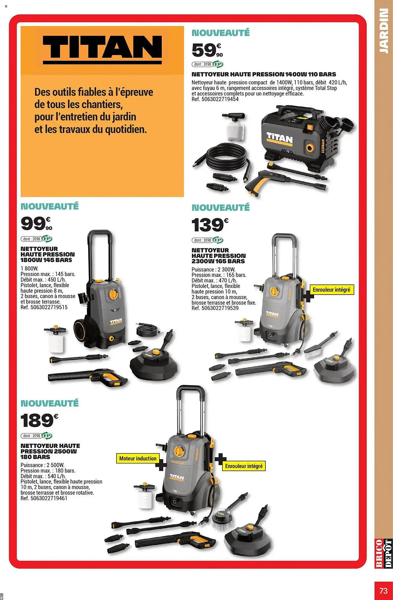 Catalogue Brico Dépôt du 25 mars au 12 juin 2026 - Catalogue page 73