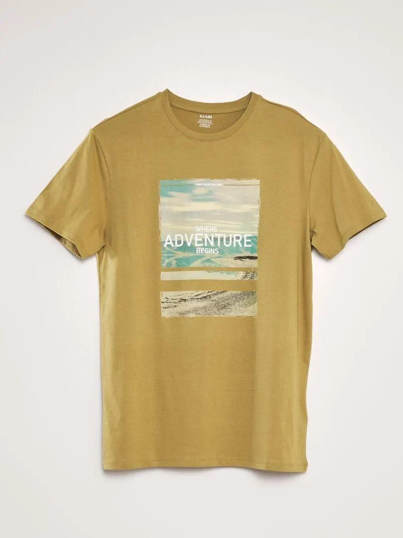 Camiseta estampada - VERDE