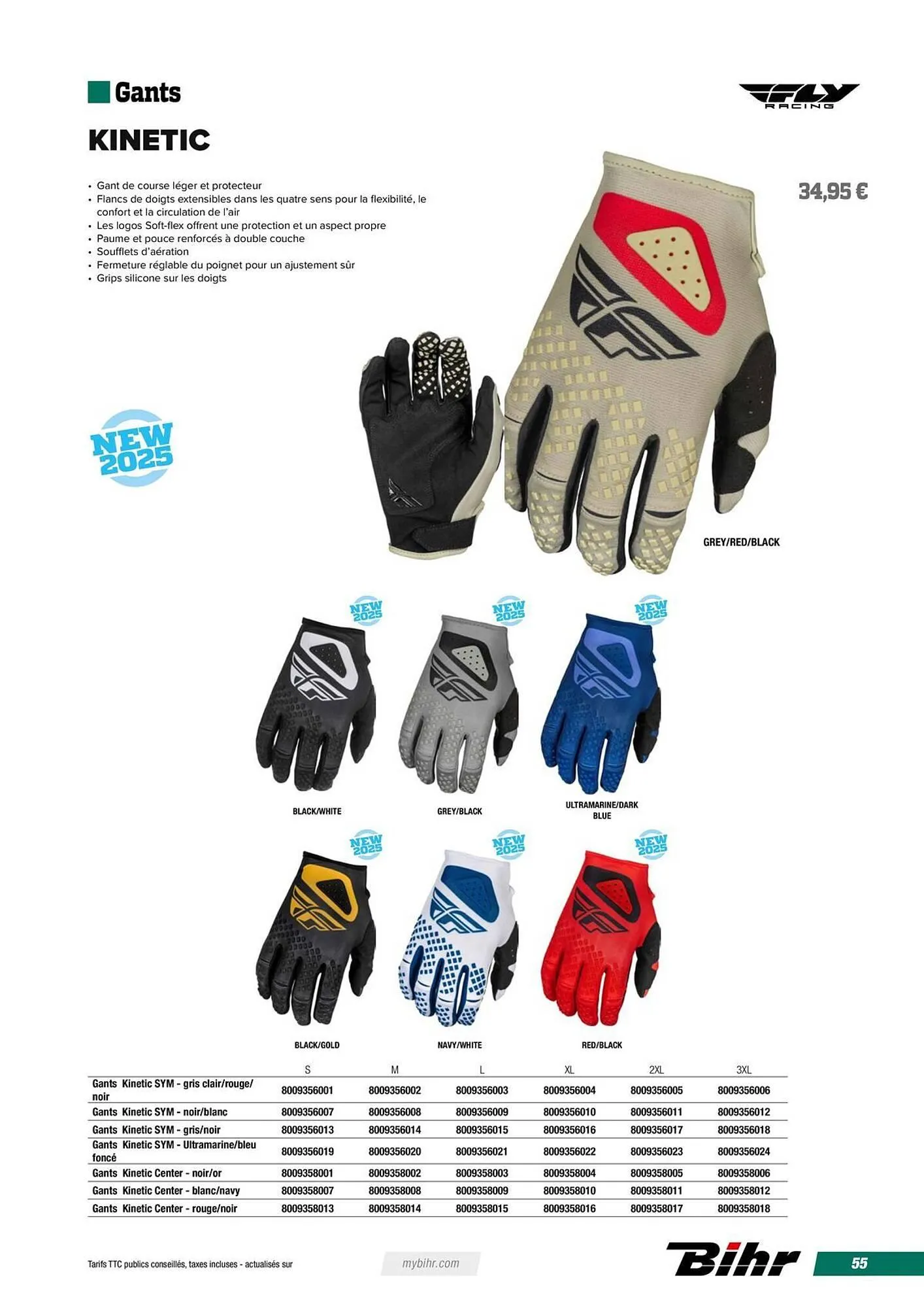 Catalogue Bihr du 12 avril au 31 décembre 2025 - Catalogue page 55