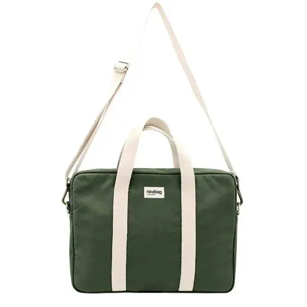 Hindbag - Sacoche ordinateur 15" Pierre - Olive