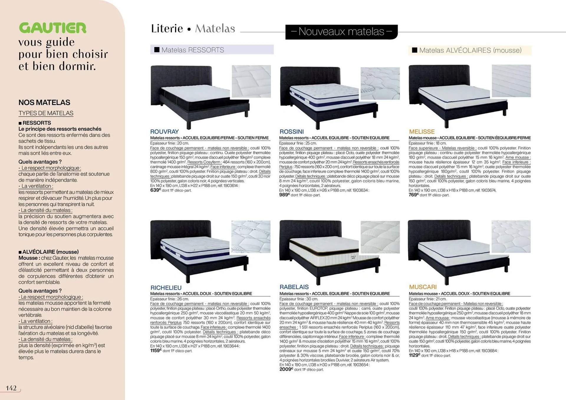 Catalogue Gautier du 6 septembre au 31 décembre 2025 - Catalogue page 142